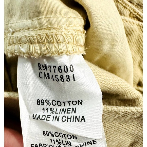 Free People X Sandrine Rose NWT Harem Mid Rise Raw Hem Shorts Sunflower Size 24 - Picture 10 of 11